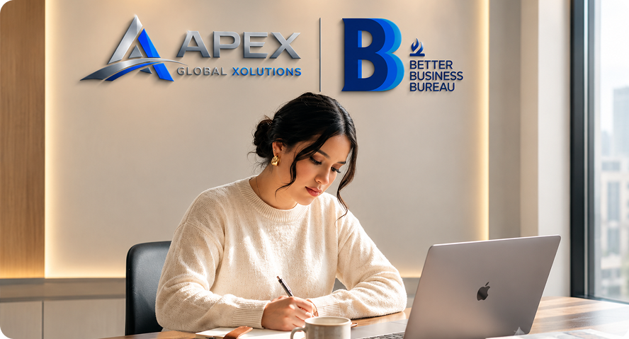 Apex Global Xolutions and Better Business Bureau accreditation